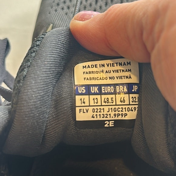 Mizuno Men's Wave Rider 25 2E Running Shoe Mens Size 14 Obsidian - Picture 5 of 8